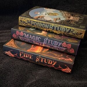 Poison Study, Magic Study, Fire Study - Bookish Box Exclusive Luxe Editions